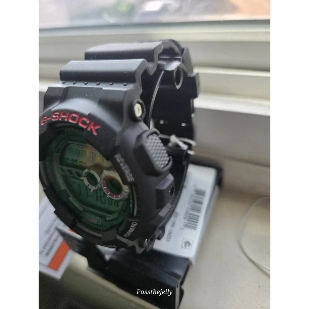 Casio G-Shock Mens Watch World Time Illuminator Black Digital Sport 200M WR